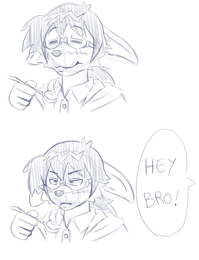 No one's allowed to see him enjoying things