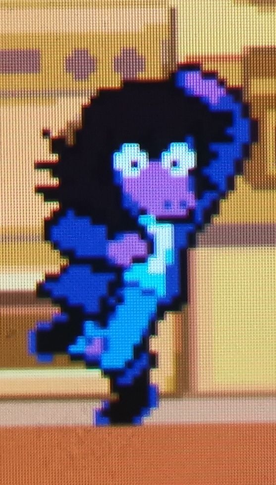Susie doing the SHEEEEEH pose