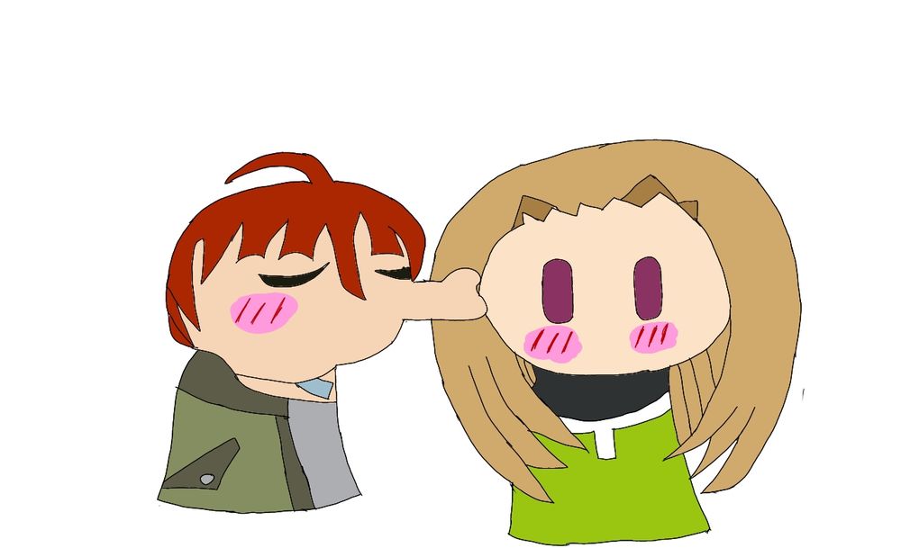 Saori and Noa from Cardfight vanguard G series 