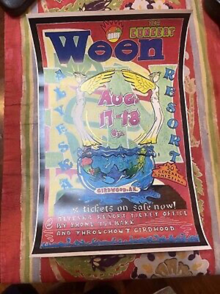 Ween Poster Alaska 2001 Not A Copy Or Reprint   | eBay