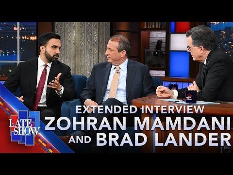EXTENDED INTERVIEW: Colbert Talks NYC Mayoral Race With Candidates Zohran Mamdani & Brad Lander