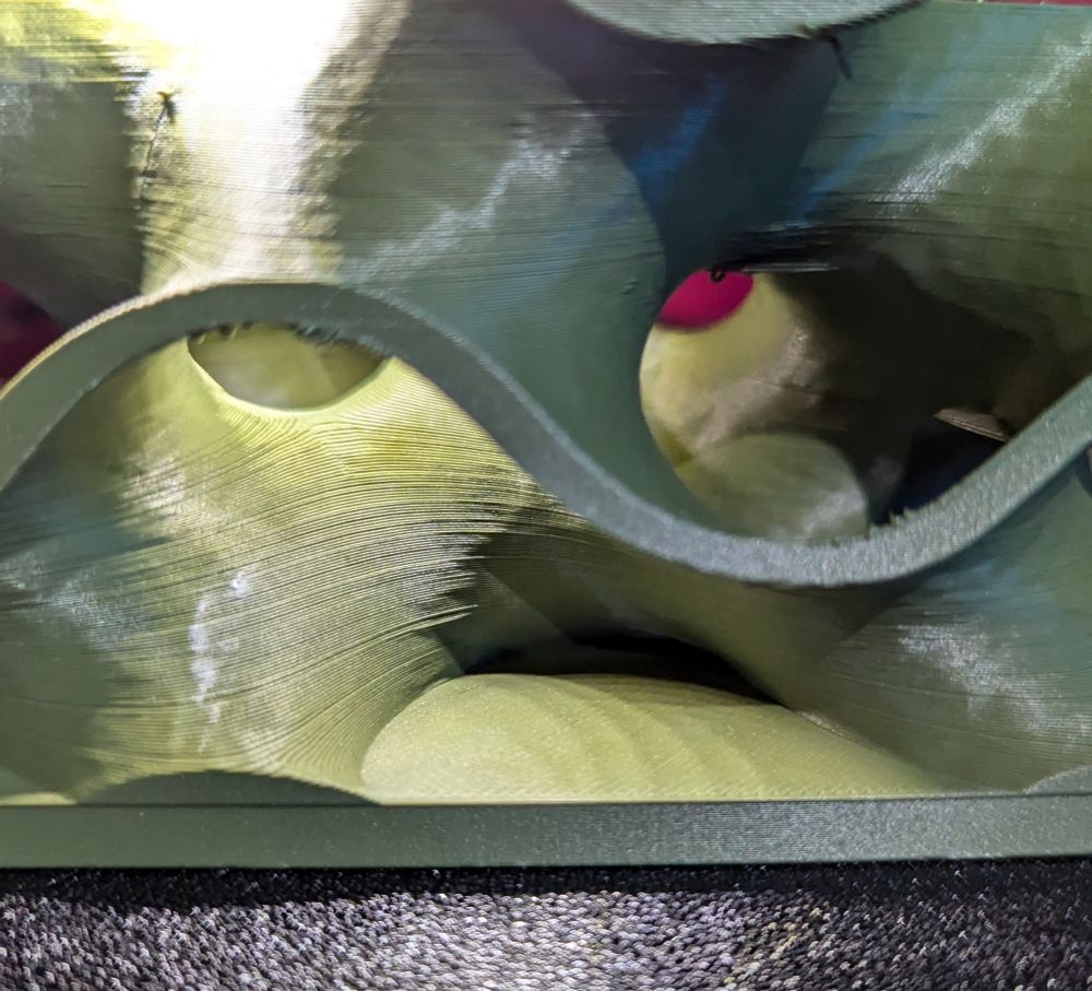 Large wavy pattern in 3D.