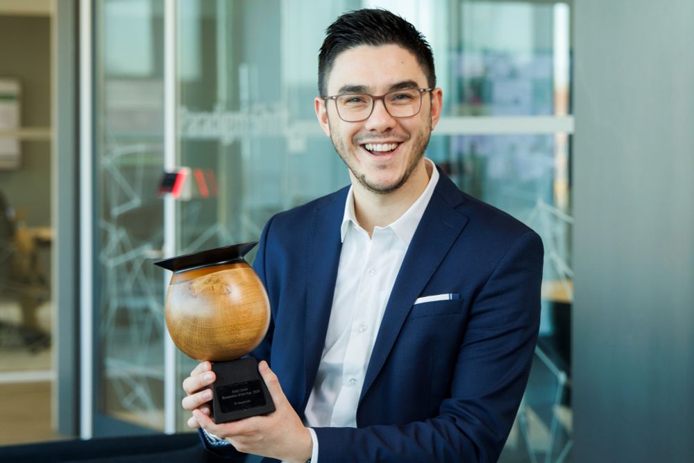 Dr Aaron Lim from UCC Department of Geography, Early Career Researcher of the Year. 

