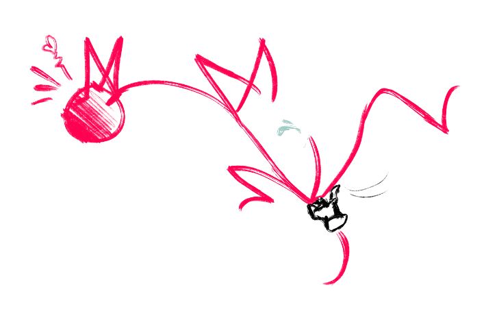 stick figure taur on it's back being fingered "anally" and cumming