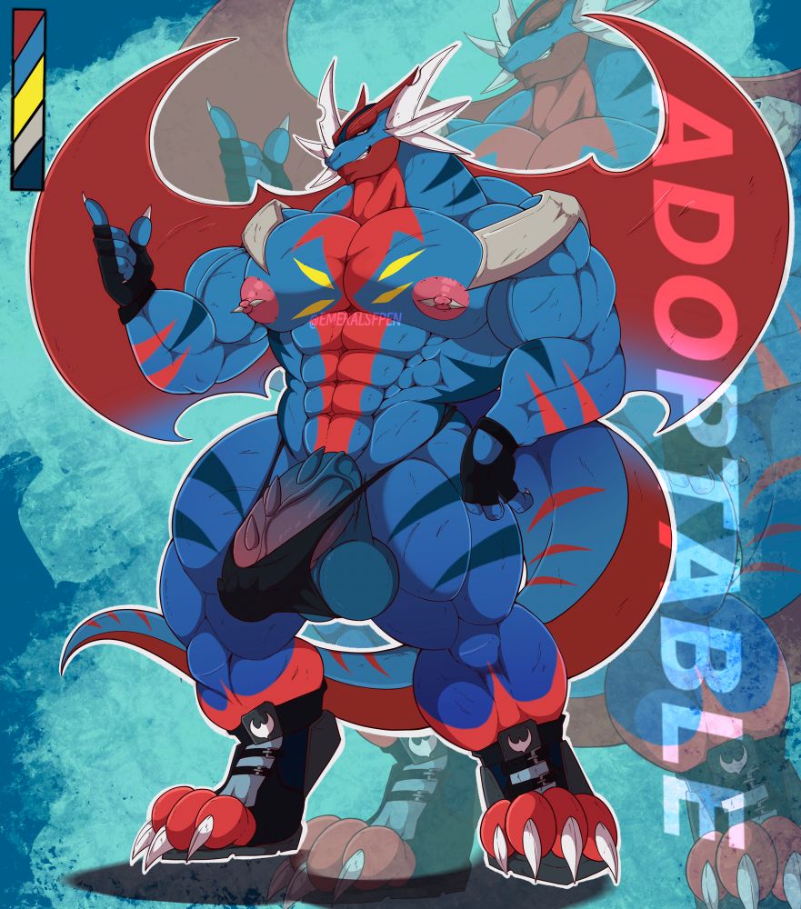 #adopt #furry #bara #nsfw #pokemon #salamence