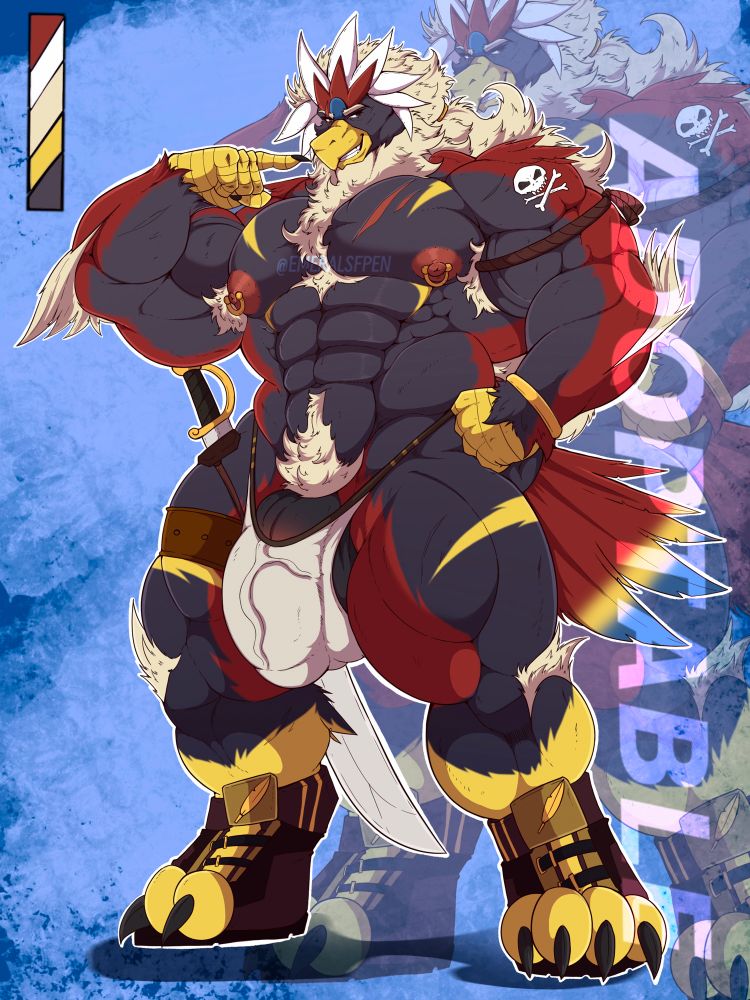 #braviary #adopt #pokemon #furry #bara 