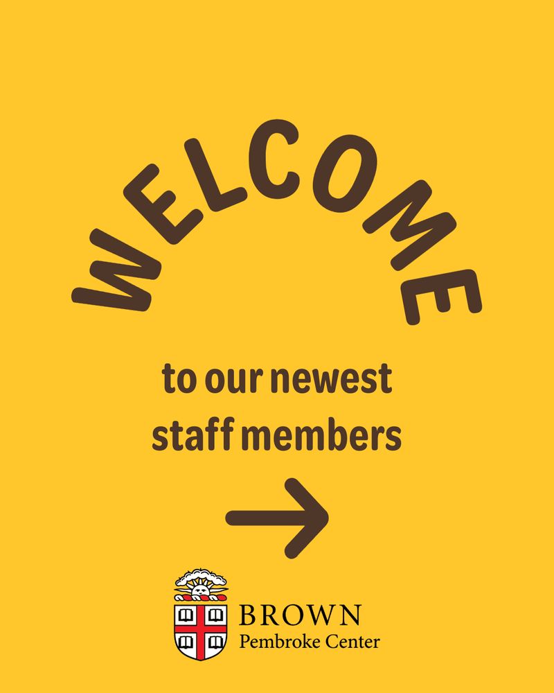 Text reads Welcome to our newest staff members and has an arrow indicating that there are more images to come.
