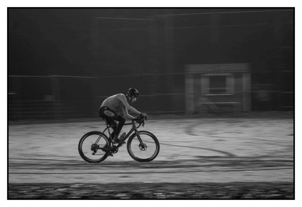 Racing on the in-field sand