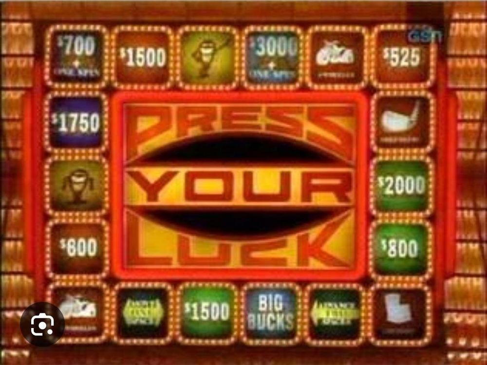 Press Your Luck Gameboard