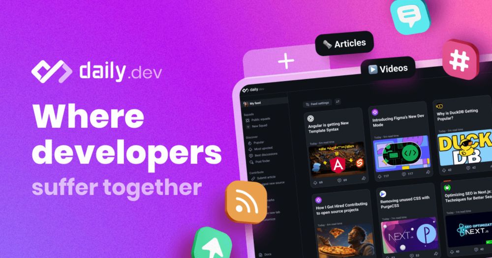 daily.dev | Where developers suffer together