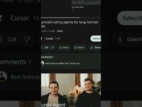 Cursor just got an update! Cursor 1.2 #cursorai #cursor