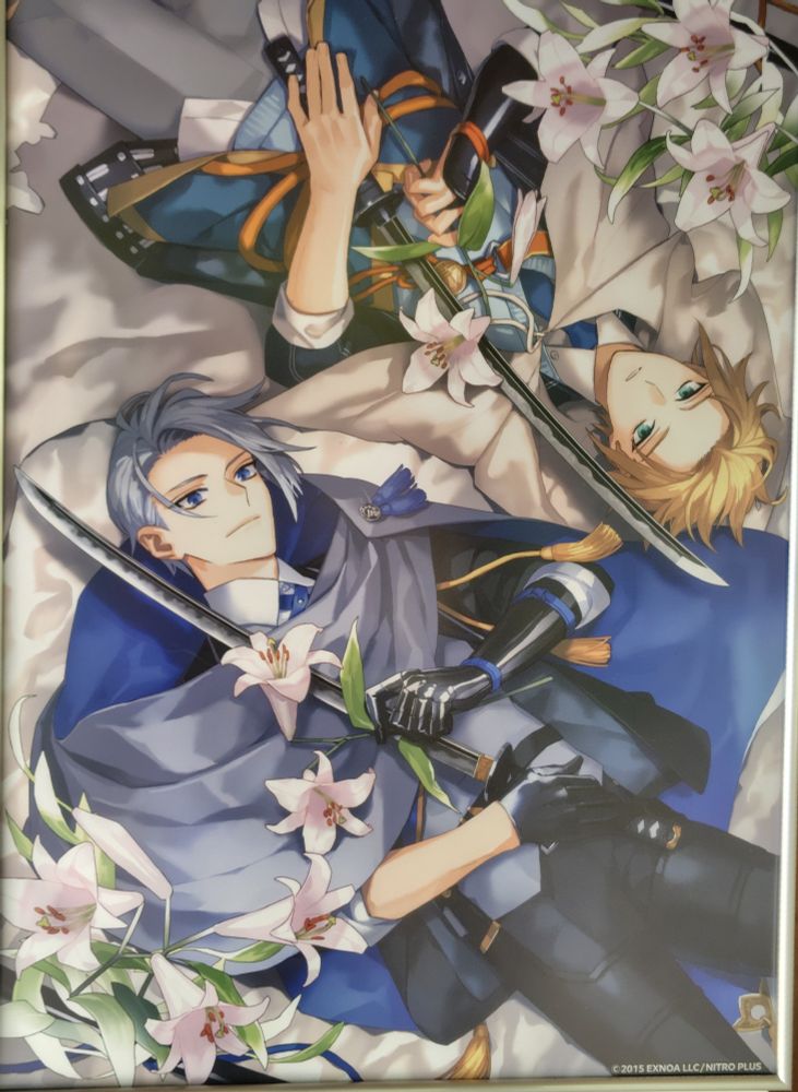 伯仲描き下ろしイラスト。美