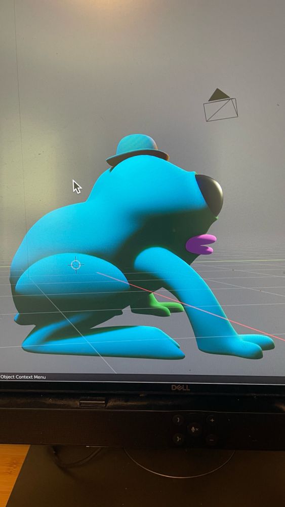 3d model of froggo by Mike Hales 