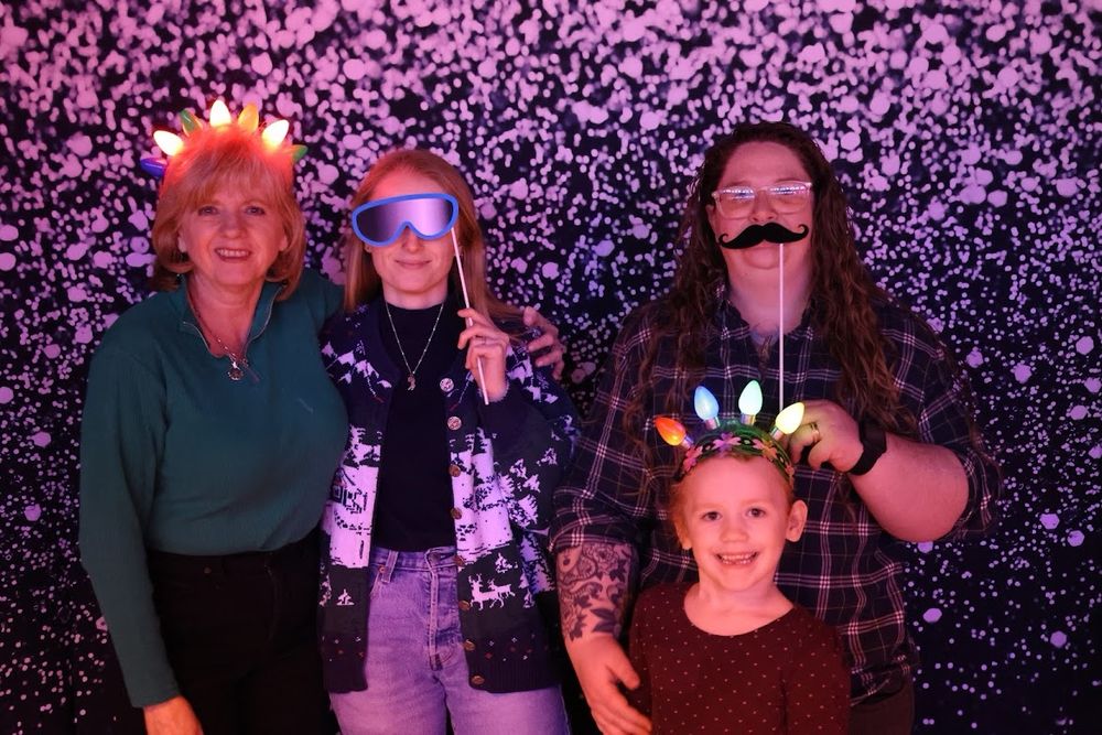 My family at the OCI winter social/