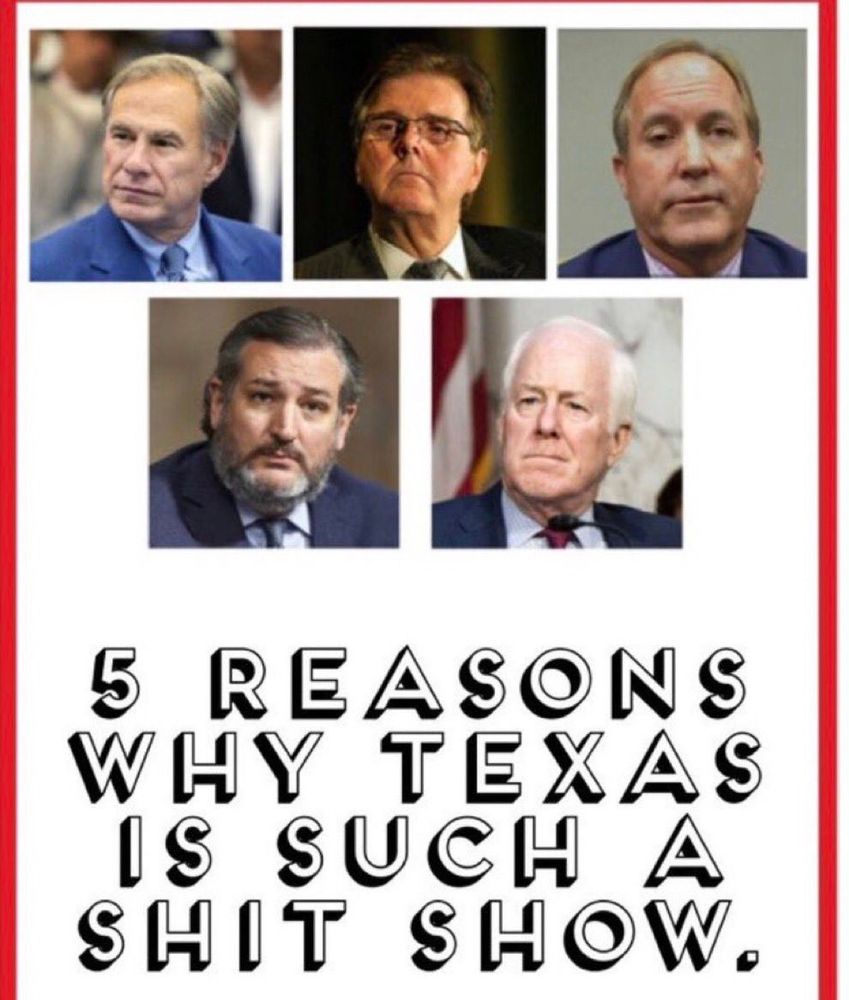 Photos of the 5 corrupt male Republican Texas legislators 