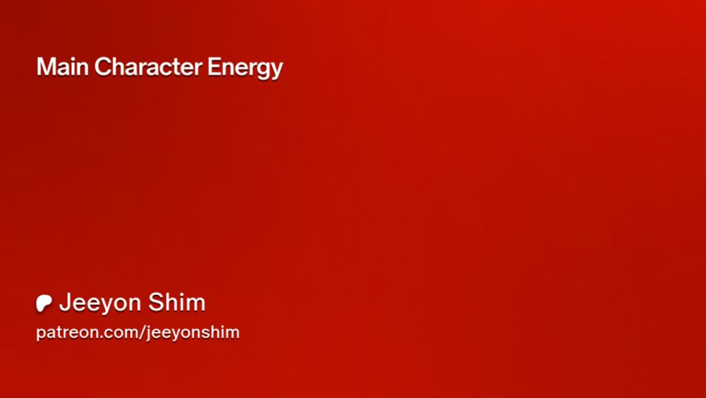 Main Character Energy | Jeeyon Shim