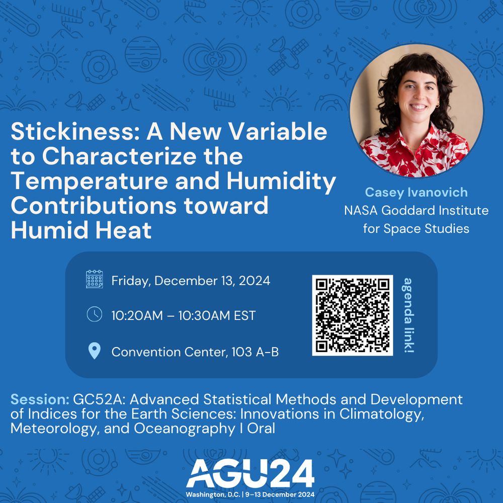 Graphic showing the session information about Casey's presentation at the American Geophysical Union Fall Meeting.
