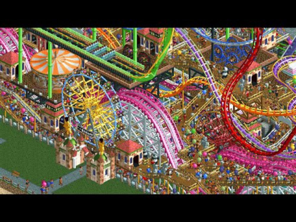 I Built the Densest Park Ever in RollerCoaster Tycoon 2