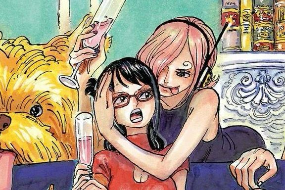 An image of Tashigi and Reiju from one piece 
