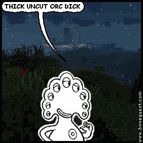 pants: THICK UNCUT ORC DICK