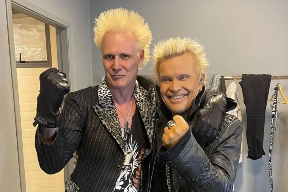 Supla finalmente conhece o ídolo Billy Idol após 30 anos de espera