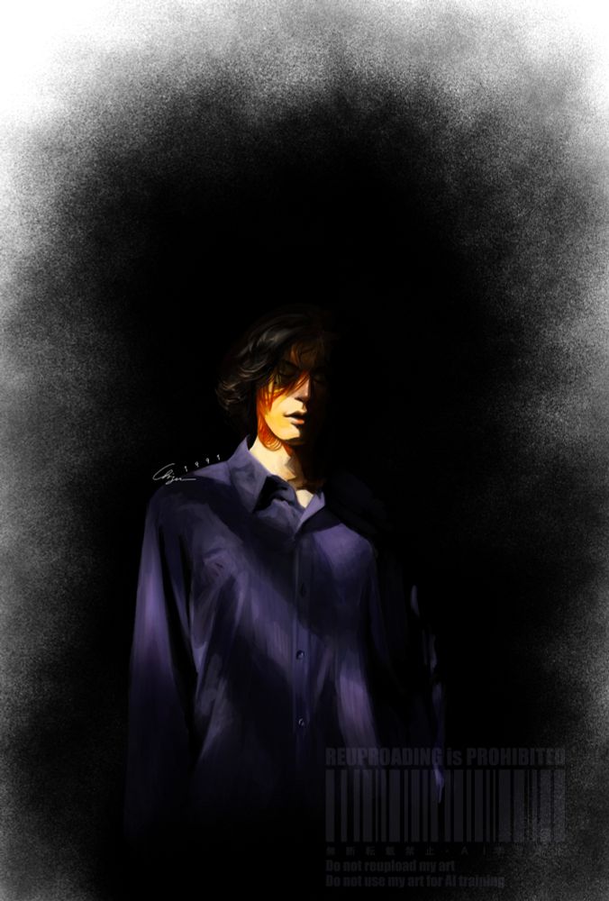 米津玄師アーティスト写真の模写
AI学習・無断転載禁止