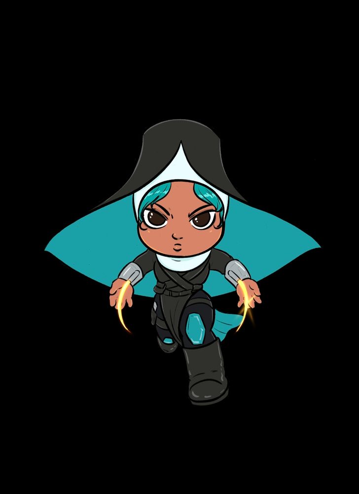 Chibi Viola art by Chargandz 