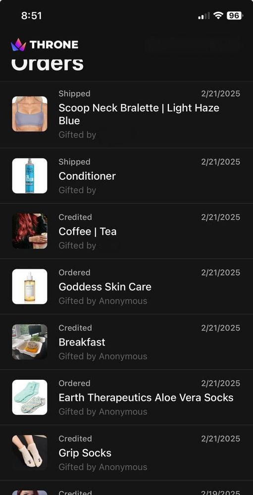 findom wishlist drain on throne