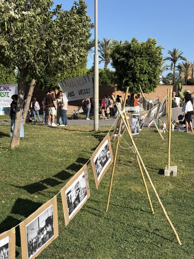 Exposición de fotos de las protestas del movimiento vecinal del Parque del Oeste