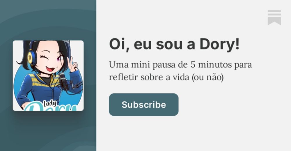 Oi, eu sou a Dory! | Substack