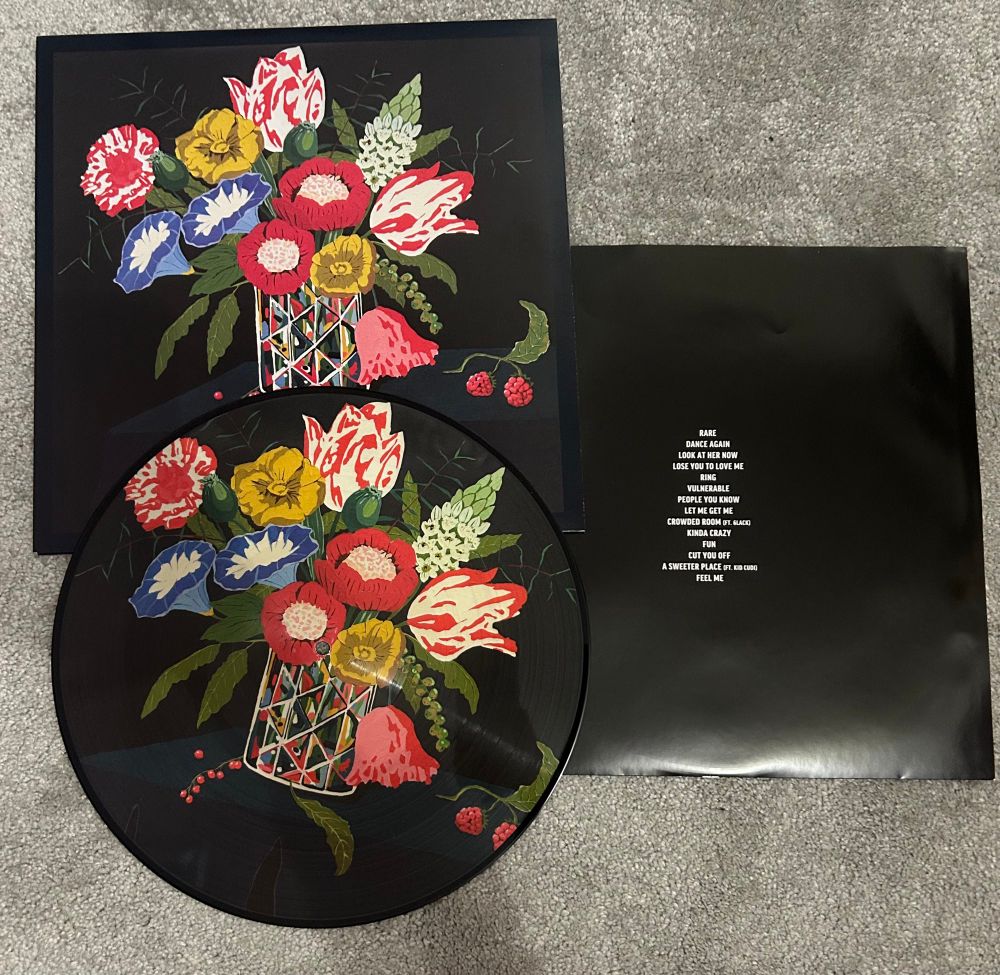 rare by selena gomez, 5 year anniversary vinyl by complex 