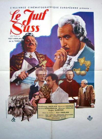 Affiche française du "Juif Süss" (Veit Harlan, 1940).