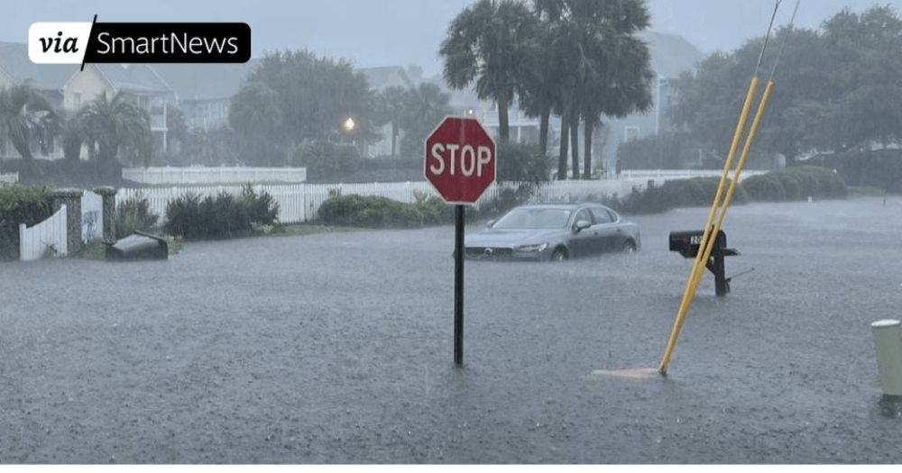 A once-in-1,000-year rainfall event from an unnamed storm floods homes and forces rescues in North Carolina (CNN)