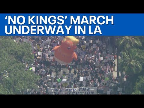 'No Kings' protests across LA, Southern California
