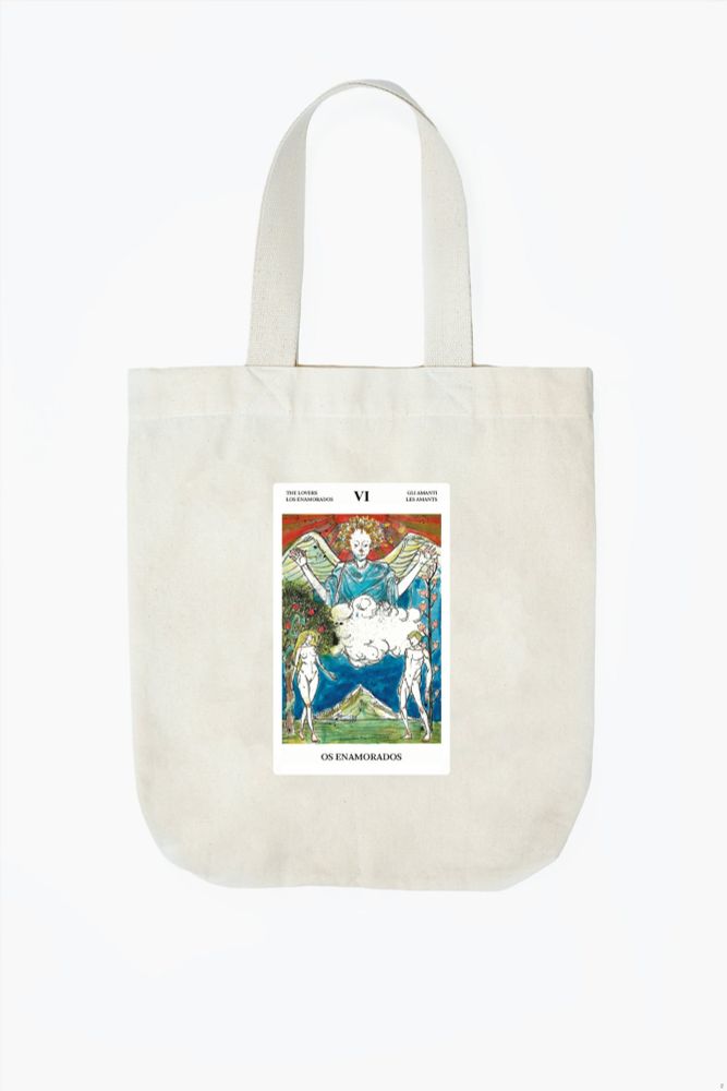 Ecobag Tarot Insensati - VI - Os Enamorados - Arcano Maior - Insensati