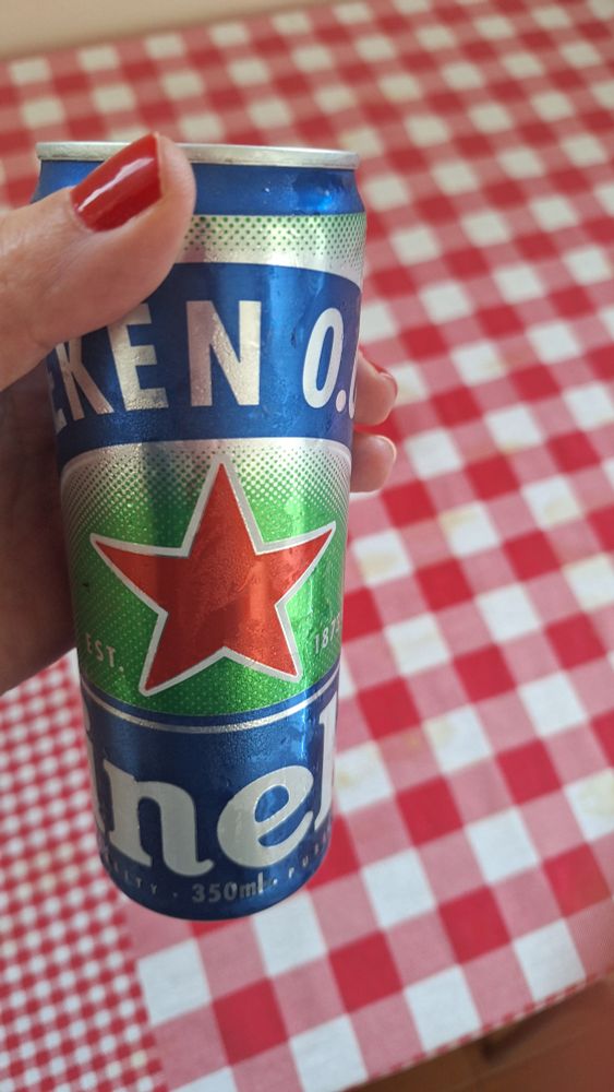 Lata de Heineken zero 