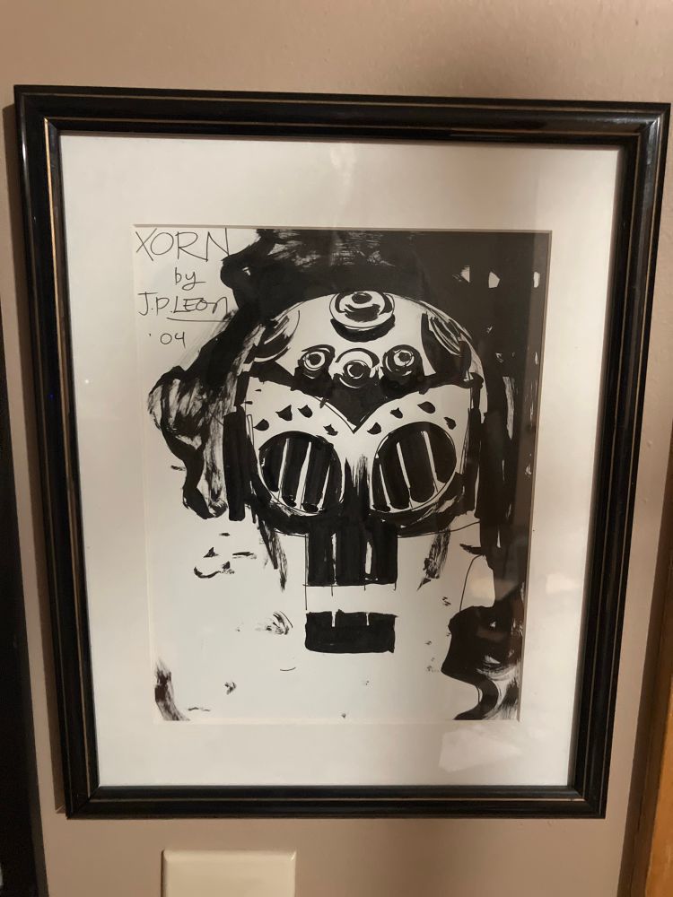 Xorn convention sketch from 2004 by John Paul Leon 