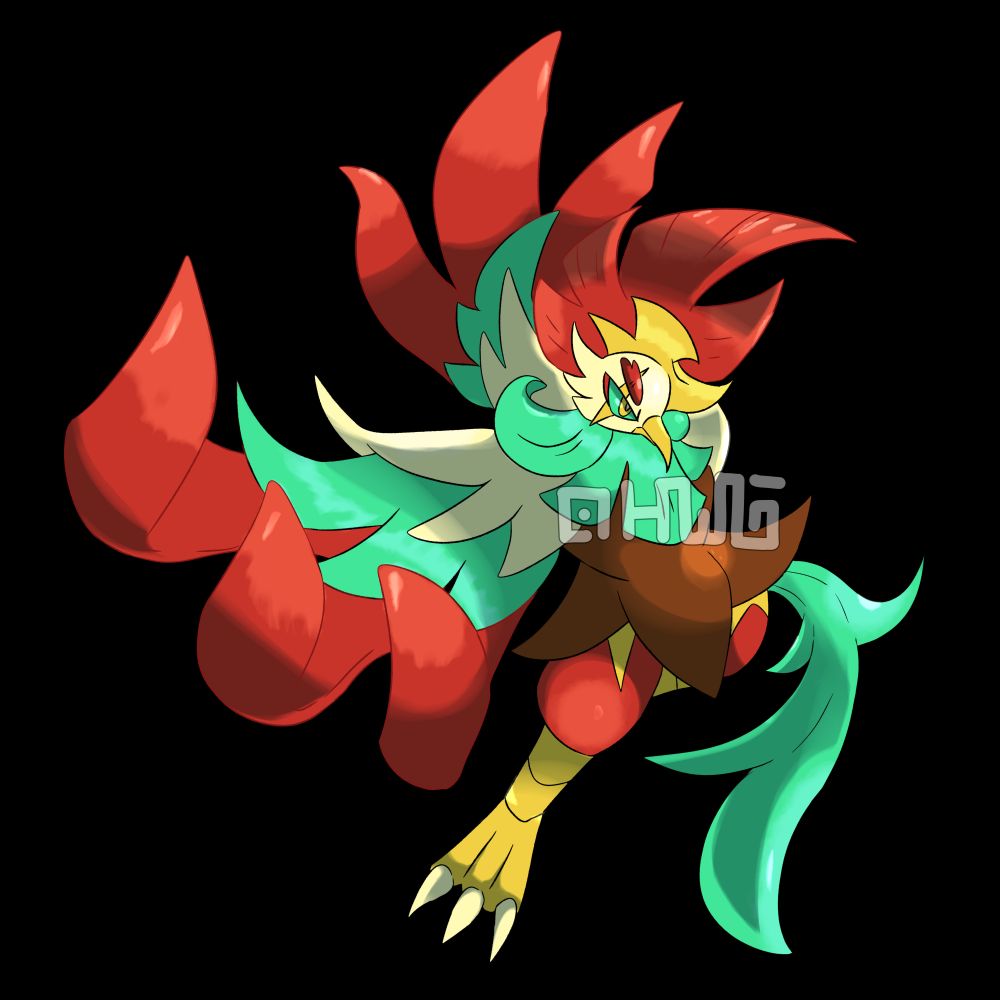 Canihen - The Imposing Loomian
Brawler/Air

Canihen have a commanding and imposing presence and have been known to lead both humans and Loomians in wars. In ancient times, Canihen have been considered as a symbol of victory for wars.