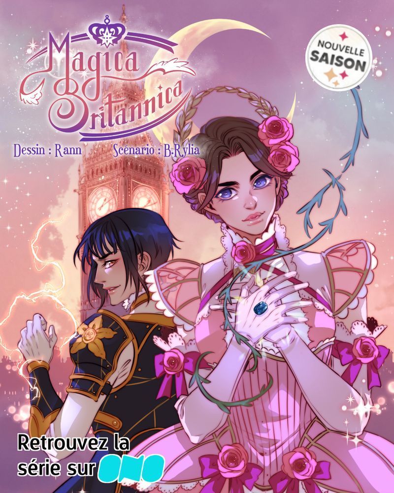 Cover de la saison 2. On voit Charité et Patience devant Big Ben. 