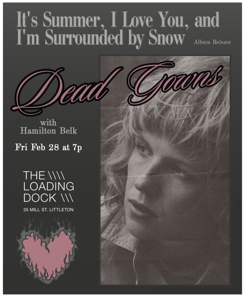 Dead Gowns with Hamilton Belk Friday 2/28 at 7p