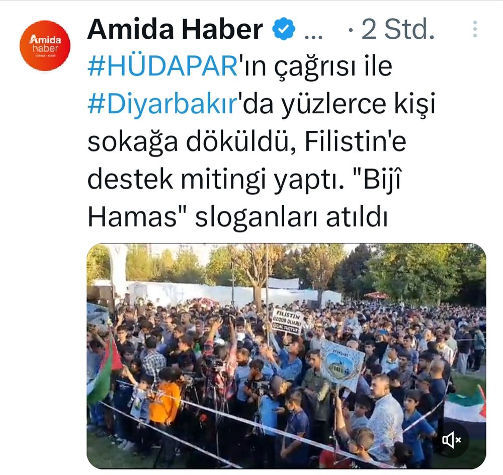 Hüda-Par feiert Angriff der Hamas