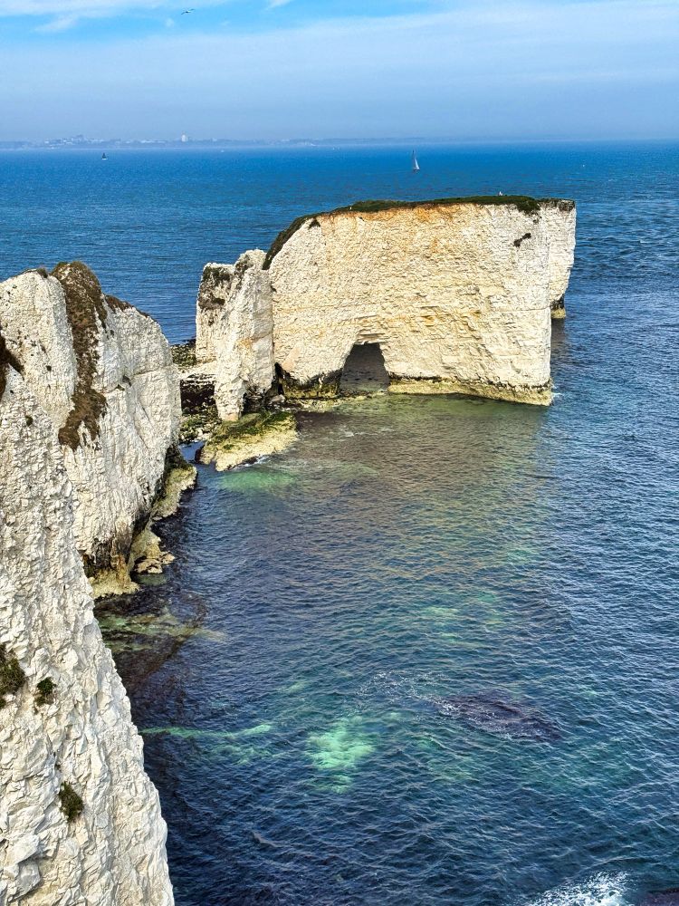 Old Harry Rocks chalk cliff prominences 