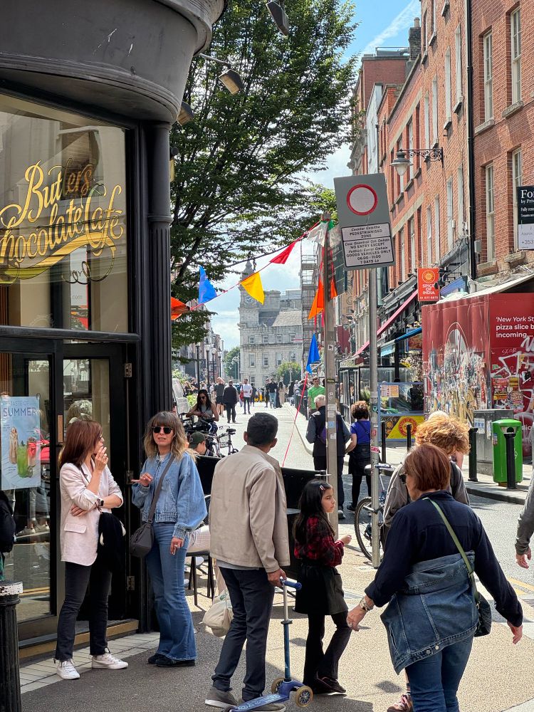 Dublin South full of people.