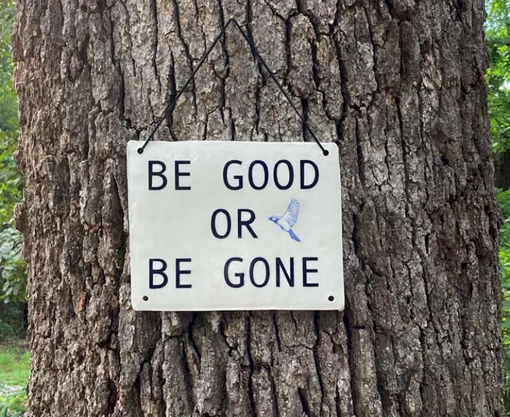 ceramic sign