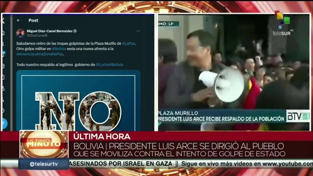 #Live | Coup attempt has been neutralized in Bolivia