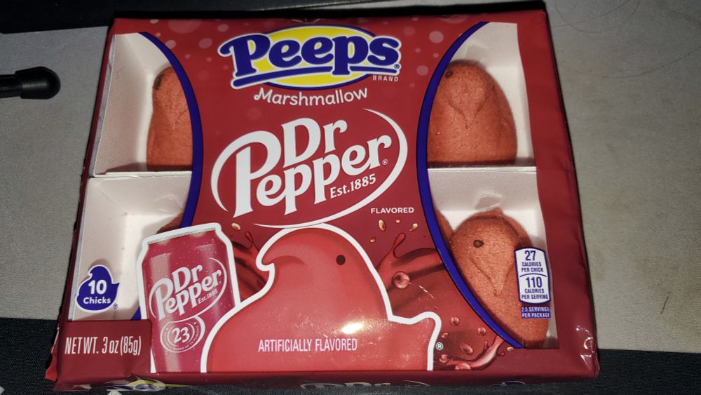 Dr Pepper peeps