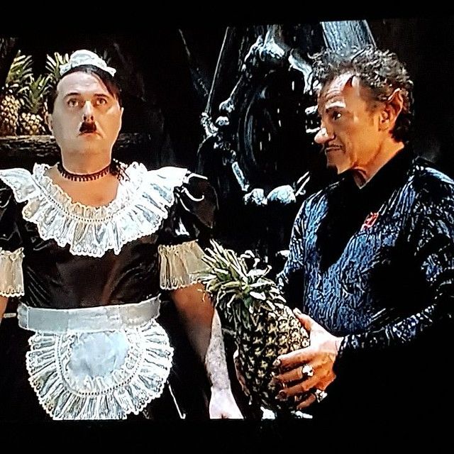 C'mon Hitler, it's 4:00pm. Time for the daily pineapple!