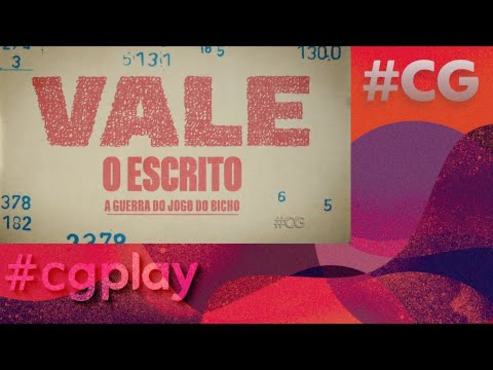 Vale o Escrito – A Guerra do Jogo do Bicho - chamada (29 Out 2024)