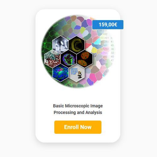 Basic Microscopic Image Processing and Analysis