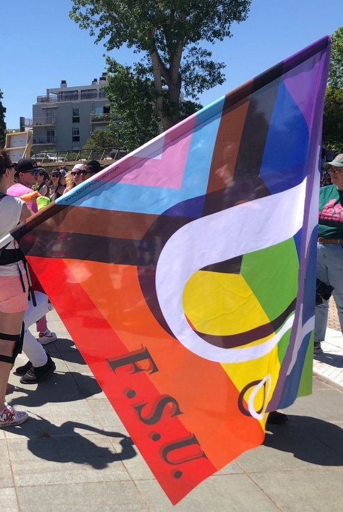 Drapeau FSU LGBTQIA+